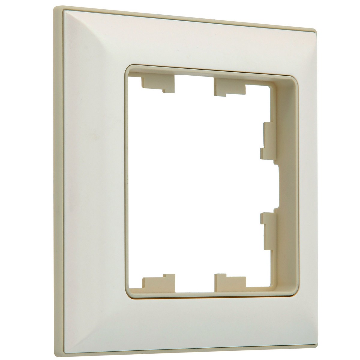 IEK Brite Рамки Рамка IEK BRITE DECOR Жемчуг/беж 3D-форма 1-мест. РУ-1-Бр BR-M12-12-1-K10