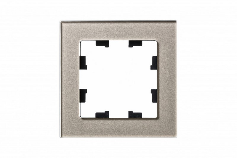 Рамка Systeme Electric AtlasDesign Nature Стекло шампань 1-ая ATN320501