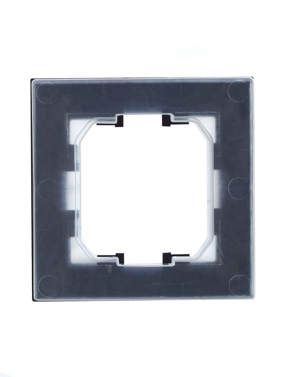 Рамка IEK BRITE 1-местная IP44 РУ-1-БрГ-44 графит BR-M12-44-K53