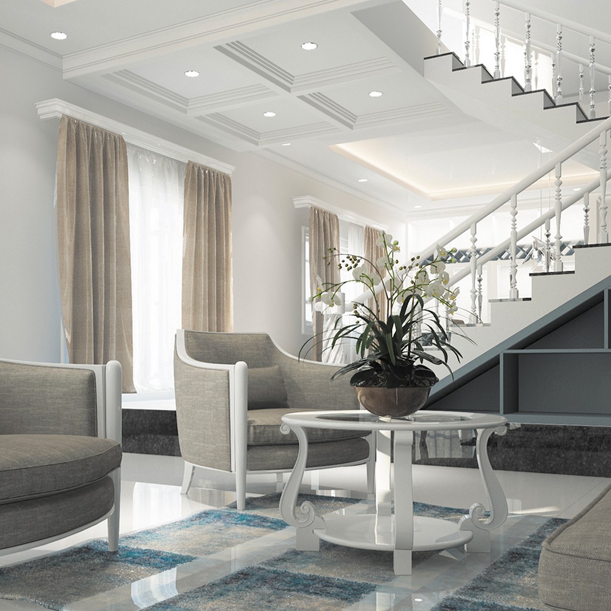 Встраиваемые светодиодные светильники Светодиодный светильник Feron.ONE AL528 встраиваемый 8W 4000K белый 48872 