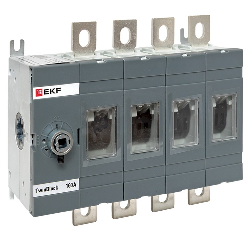 EKF Рубильник EKF 160A 4P без рукоятки управления TwinBlock tb-s-160-4p 