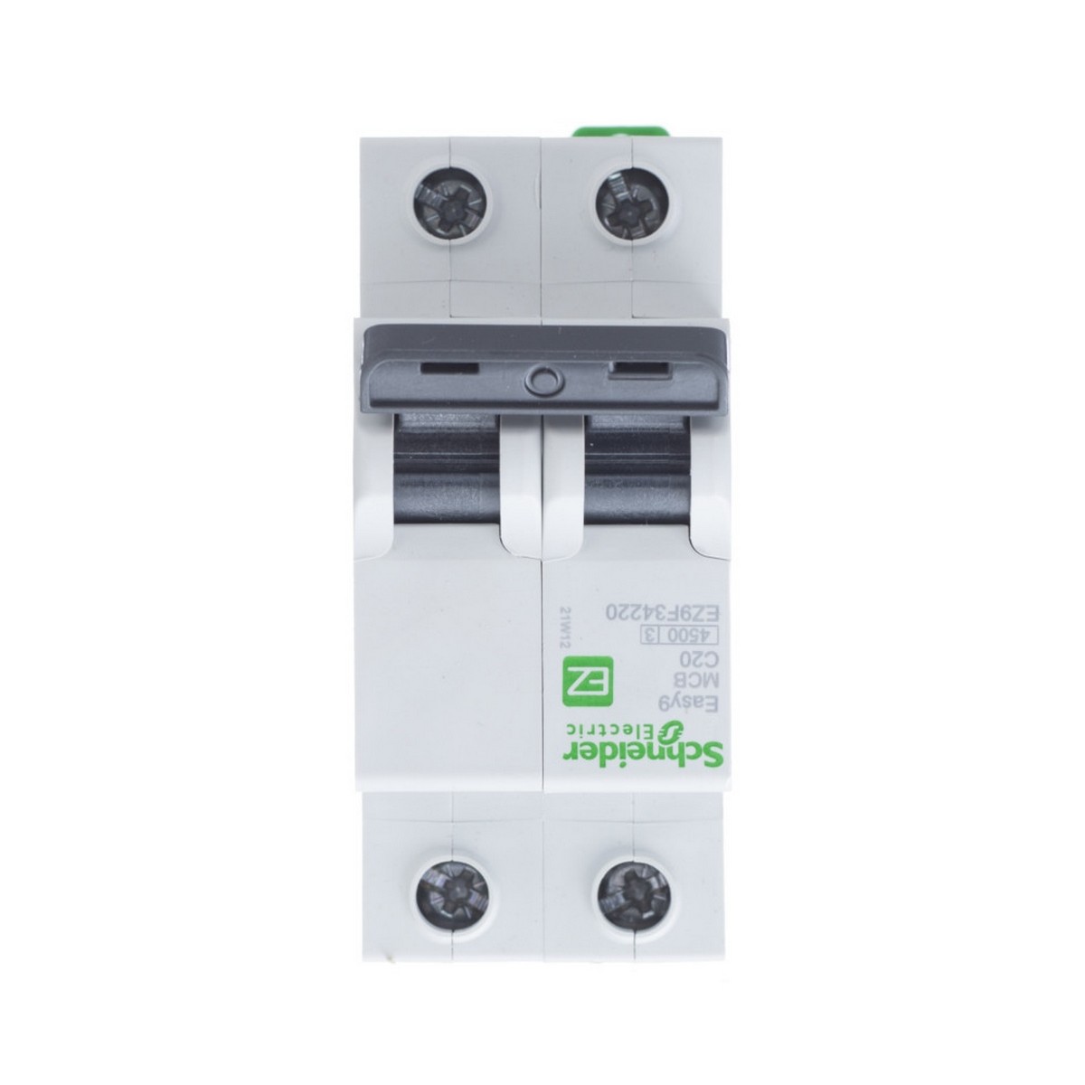 Автоматический выключатель SCHNEIDER ELECTRIC EASY 9 2P 20A (С) 4,5kA EZ9F34220