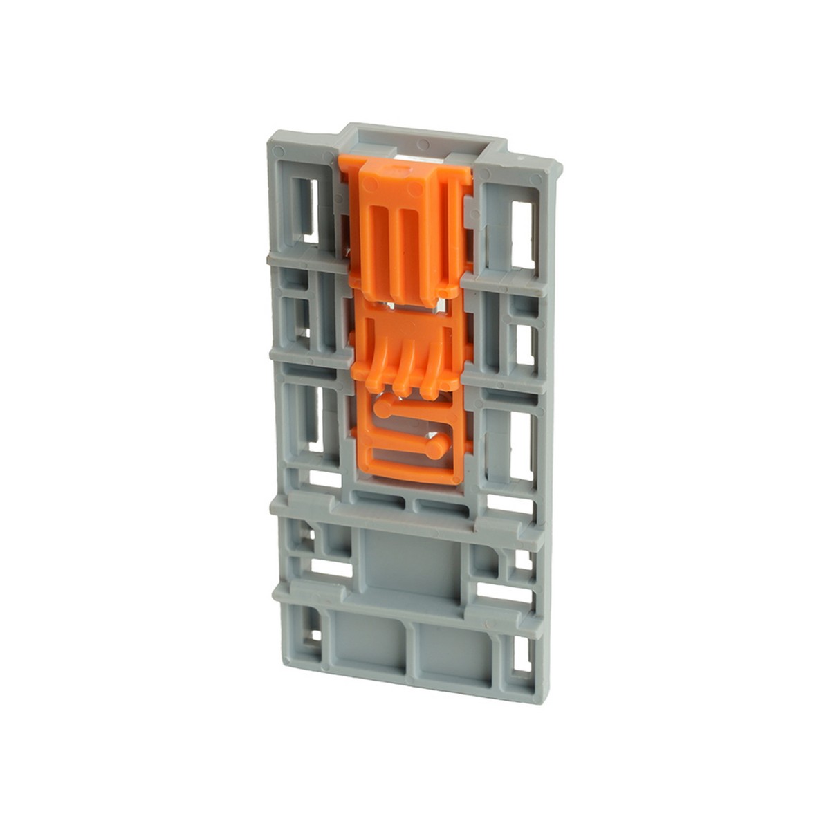 Монтажный держатель STEKKER на DIN-рейку для зажимов блочных (вертикальная установка) LD580-PTFIX-H1 49756