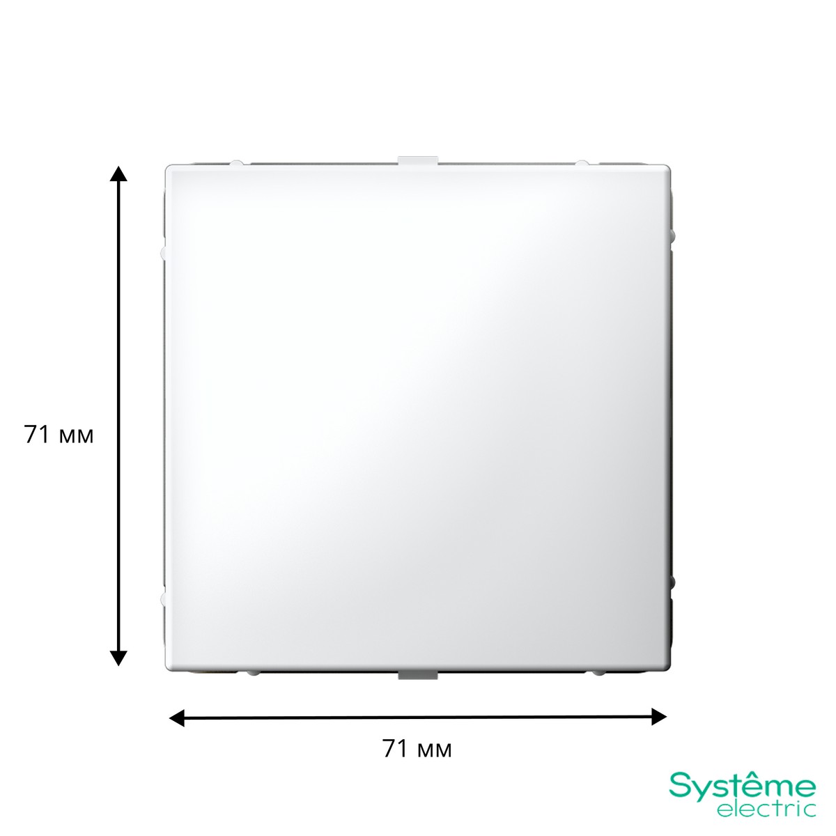 ArtGallery Лотос Заглушка Systeme Electric ArtGallery Лотос без суппорта для многопостовых рамок GAL001309