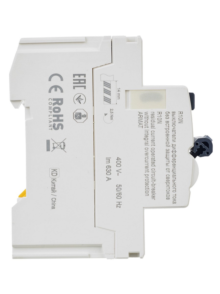 IEK ВДТ УЗО IEK ARMAT R10N 4P 63А 300мА тип A AR-R10N-4-063A300 