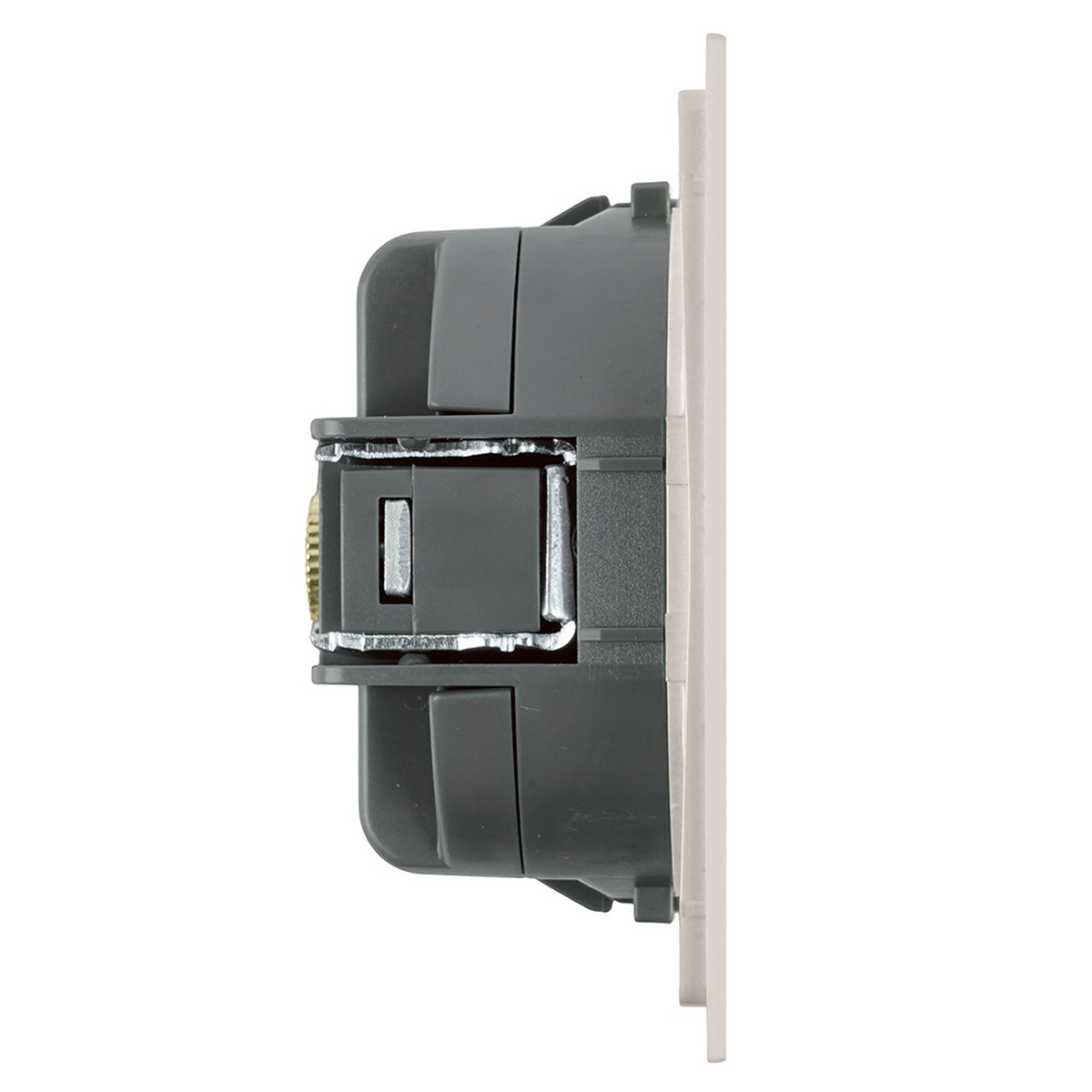 Мия - Розетки и выключатели Stekker Розетка телевизионная 1-местная STEKKER Мия RST00-3108-08 пудровый жемчуг 50479