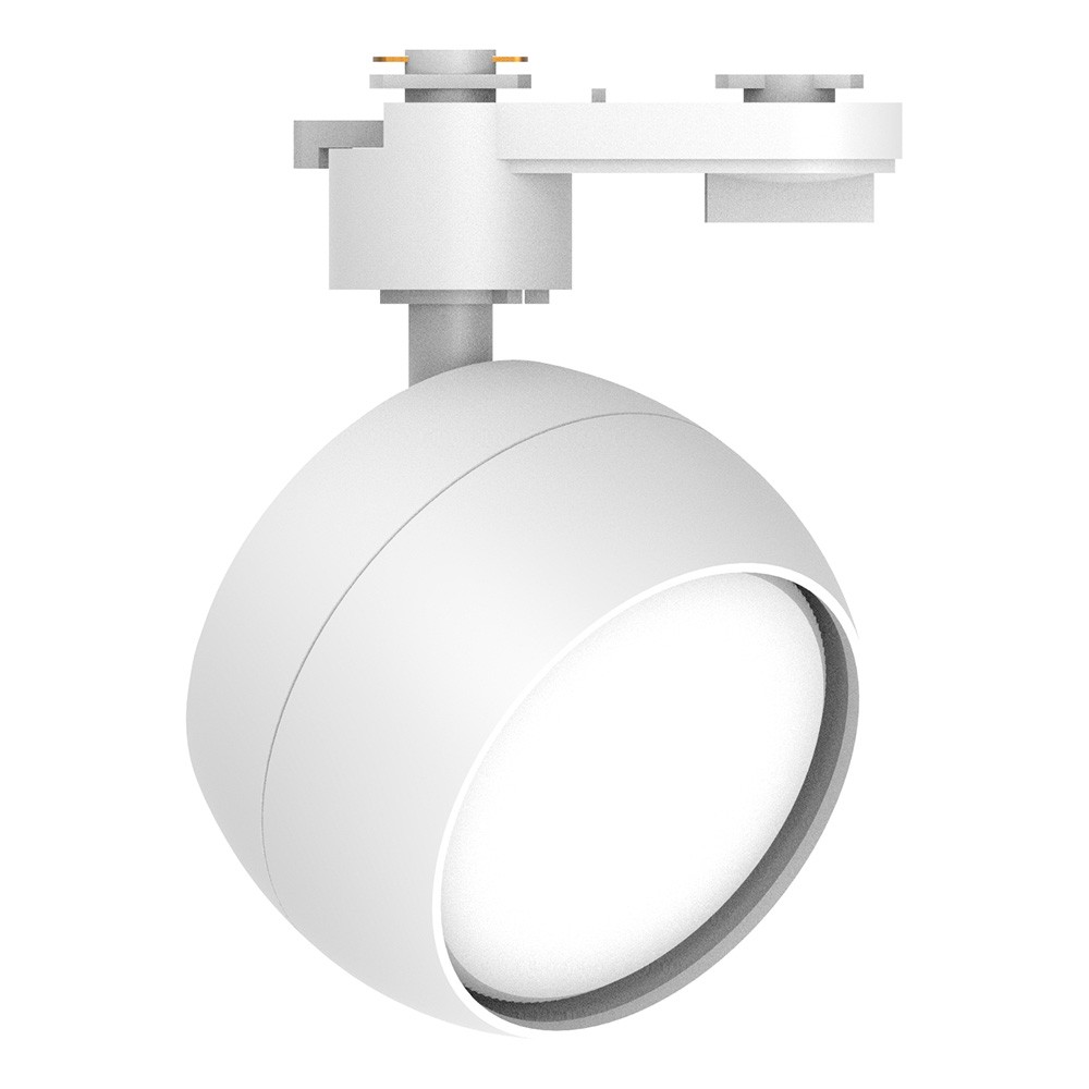 Трековые светодиодные светильники Светильник Feron AL164 трековый однофазный на шинопровод под лампу GX53 белый 48546 