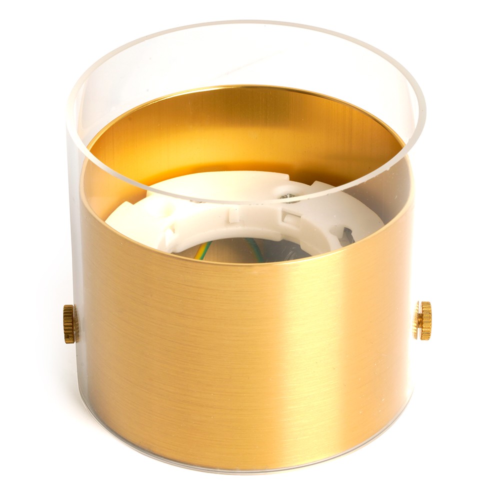 Светильники споты светодиодные Светильник потолочный Feron HL389 Barrel LUMINA GX53 12W 230V золото 48796 