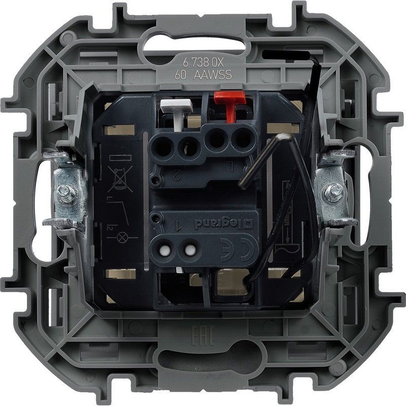 Legrand Inspiria Слоновая кость Выключатель Legrand INSPIRIA Слоновая кость для гостиничных номеров 673801