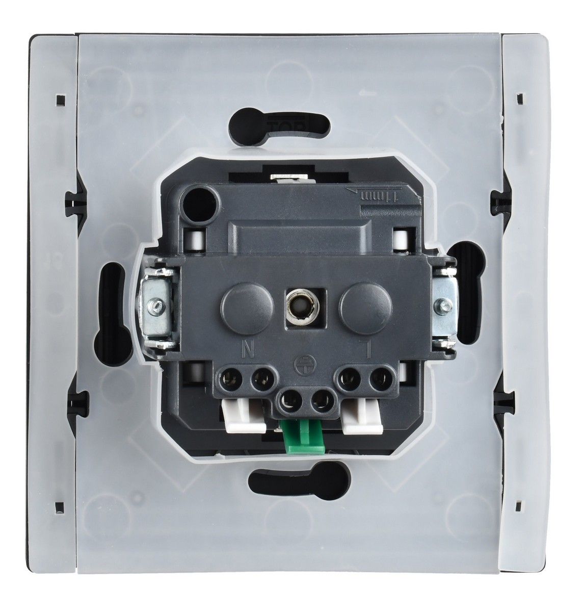 IEK FORTE&PIANO Черный Розетка IEK FORTE&PIANO Черный с/з со шт с крышкой безвинтовое крепление 16А IP44 FP119