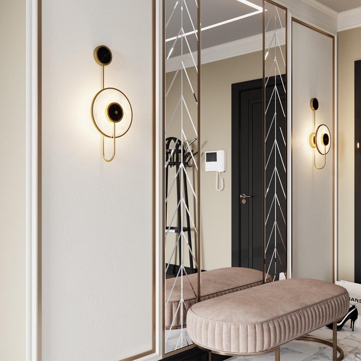 Накладные светодиодные светильники Настенный светильник ODEON LIGHT 4312/5WL NAXOS 