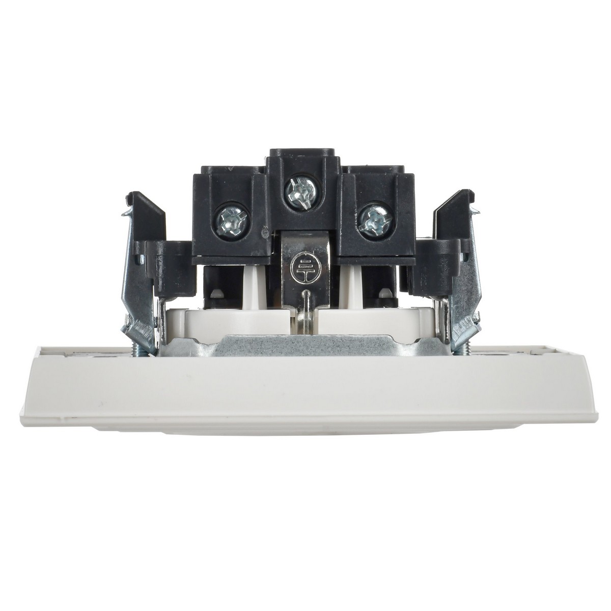 Розетка IEK BRITE с/з с шторками 16А в сборе РСР14-1-0-БрБ белый BR-R14-16-K01-F