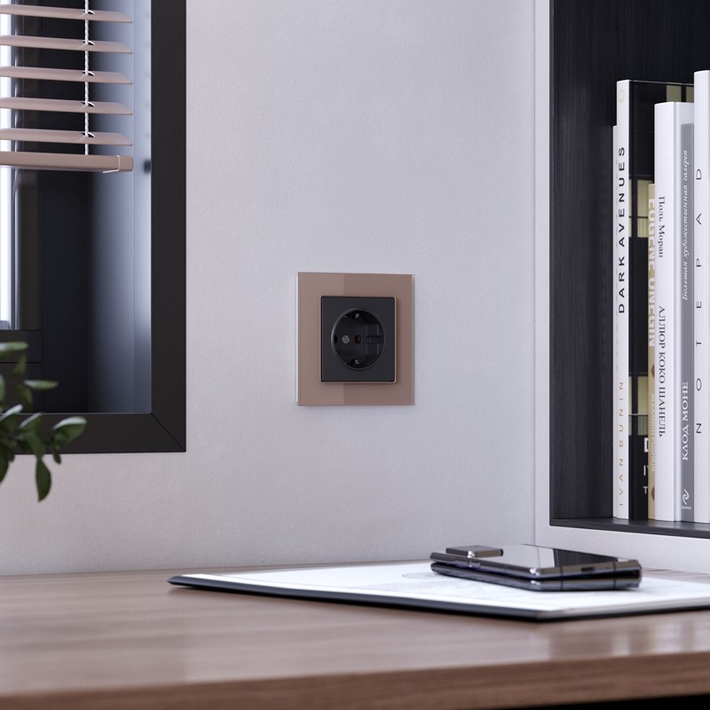 Рамки Werkel Favorit Рамка Werkel Favorit на 1 пост (латте, стекло) W0011142