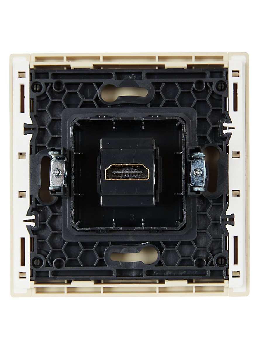 Розетка IEK FORTE&PIANO Ваниль HDMI FP440