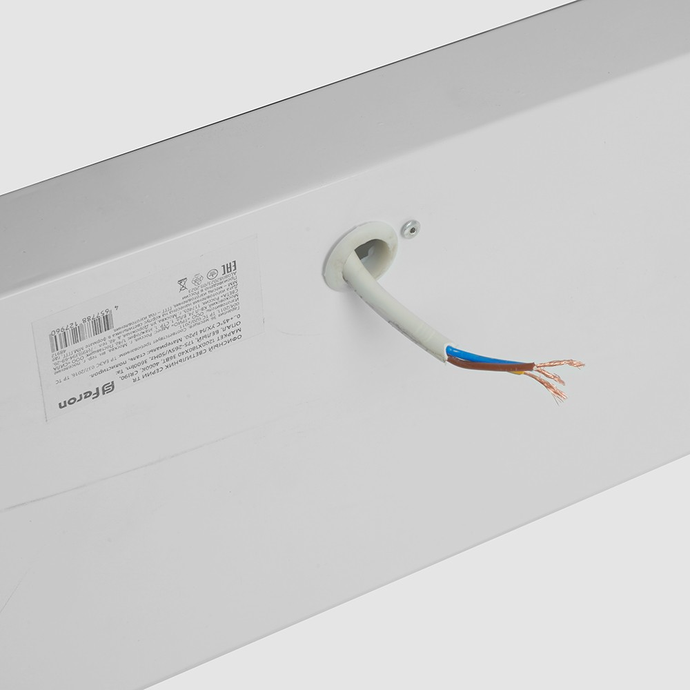 Светодиодные светильники армстронг 600*600 Офисный светильник Feron серии TR Маркет 1200х180х40 36Вт, 4000К, CRI90, опал 48912 