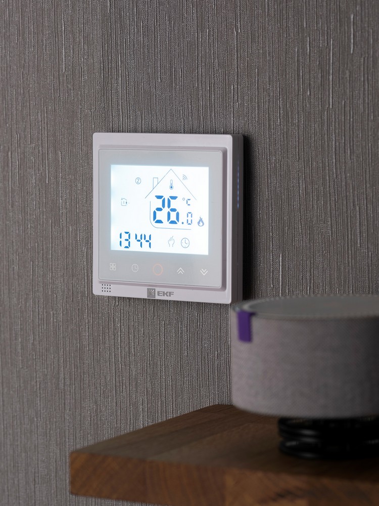 Умный термостат EKF PROxima Connect для теплых полов Wi-Fi ett-4