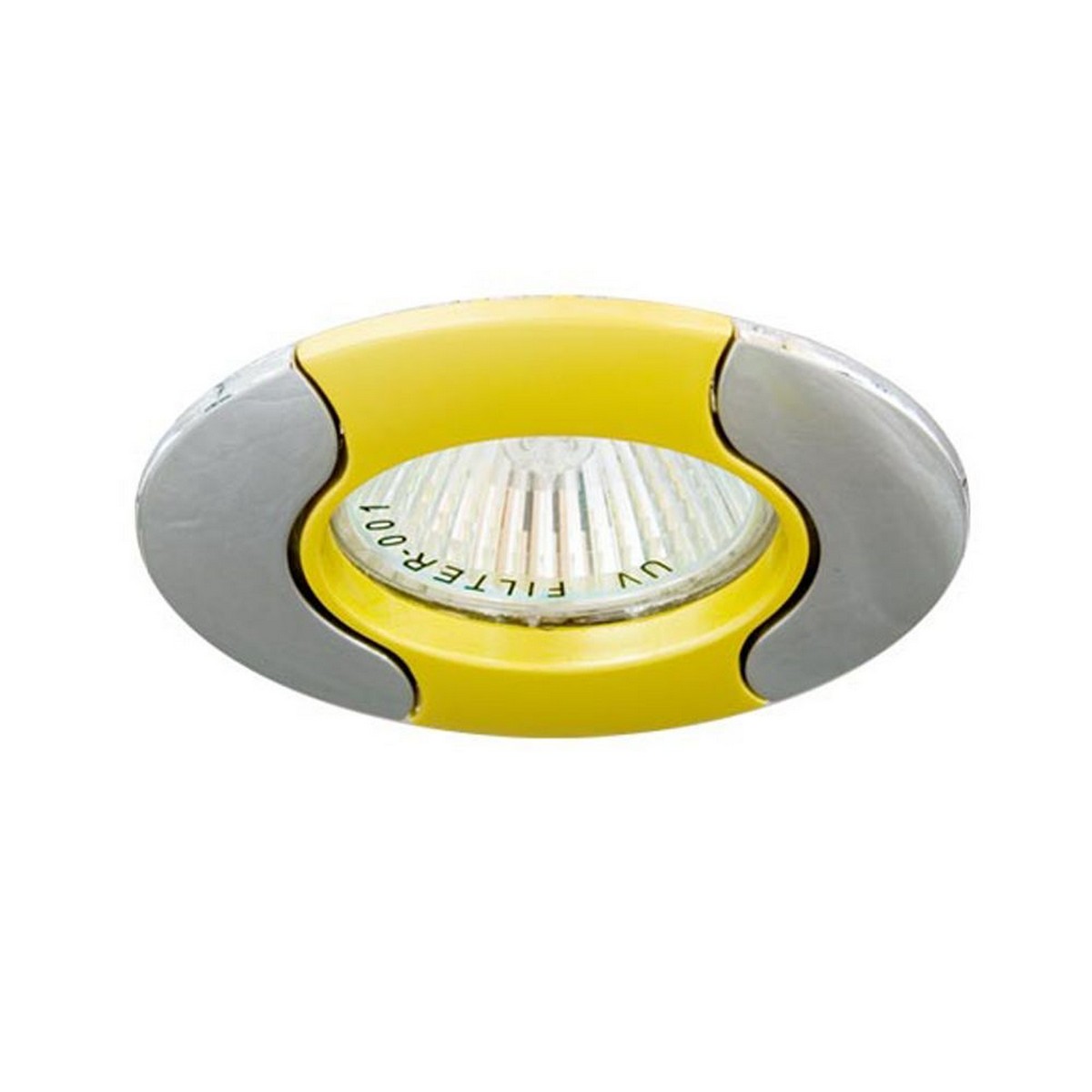 Светильники встраиваемые распродажа Светильник встраиваемый Feron 020Т потолочный золото-хром MR16 G5.3 17678 