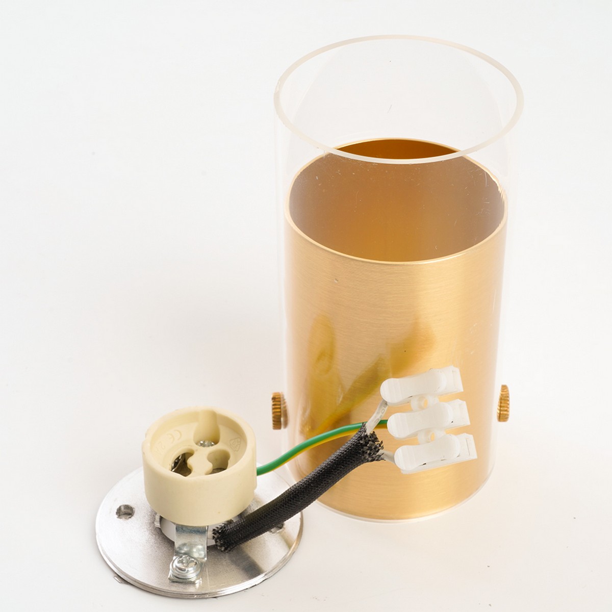 Светильники споты светодиодные Светильник потолочный Feron ML189 Barrel LUMINA MR16 GU10 35W 230V золото 48745 