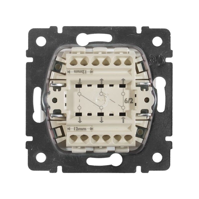 Legrand Valena Classic Алюминий Переключатель Legrand Valena Алюминий 2-х клавишный 770108