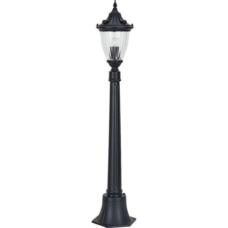Уличные светильники столб Светильник садово-парковый Feron PL586 столб 60W 230V E27 черный 41167 