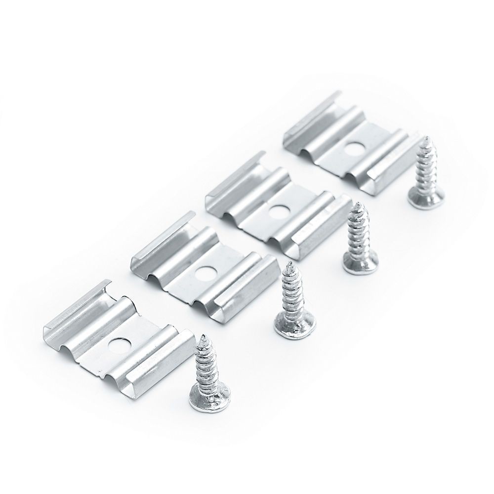 Профиль и крепеж для светодиодной ленты Профиль Feron  для светодиодной ленты накладной гибкий серебро CAB264 10361 