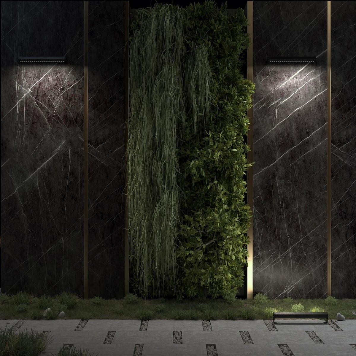 Уличные настенные светильники Фасадный светильник ODEON LIGHT 7040/22WL GRAZE LED 