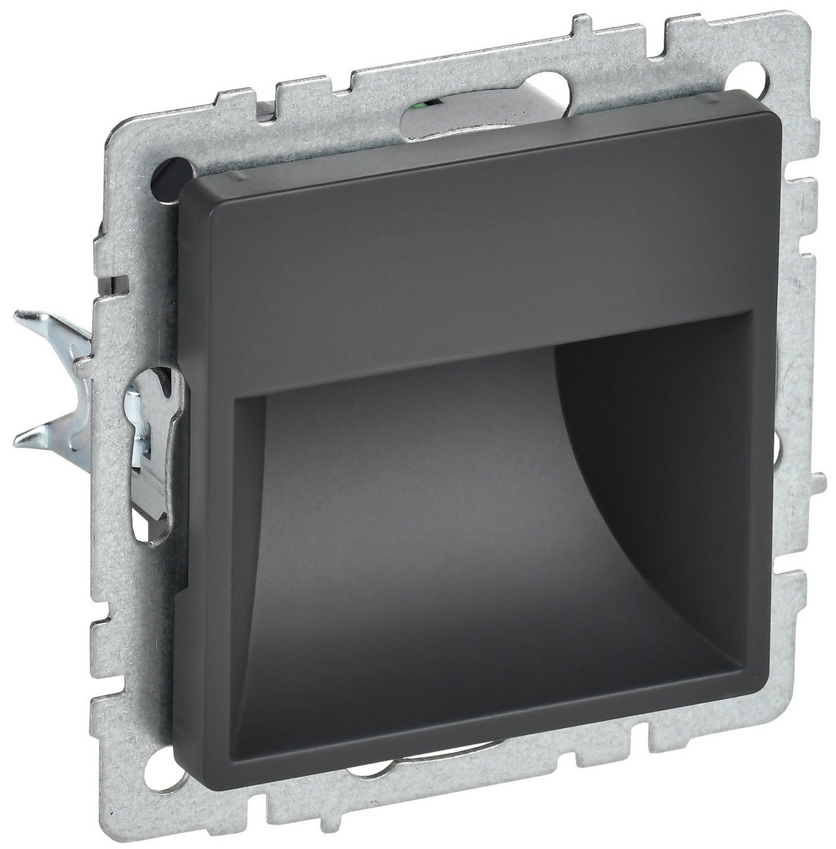 Подсветка IEK BRITE LED встраиваемая ПЛ20-БрГ графит BR-FL20-K53