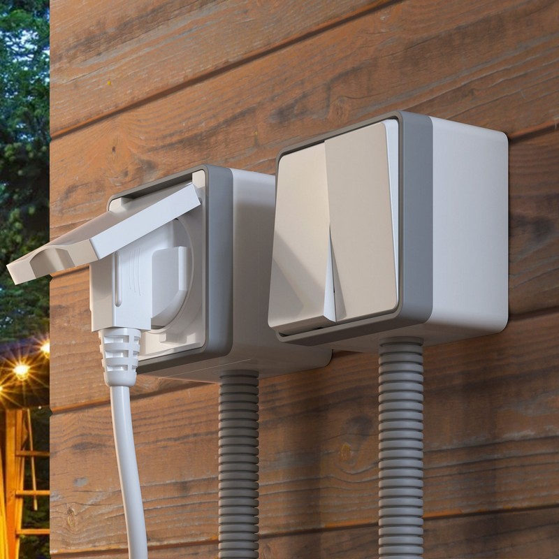 Werkel Gallant белый Розетка Werkel влагозащ. с зазем. с защит. крышкой и шторками Gallant (белая) W5071201