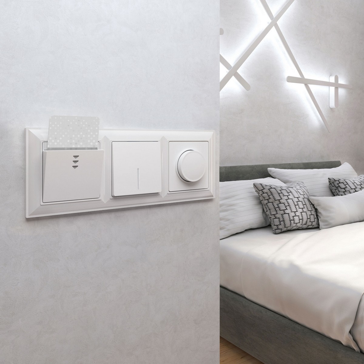 Werkel Белый механизмы Электронный карточный выключатель Werkel (белый) W1153101 a051130