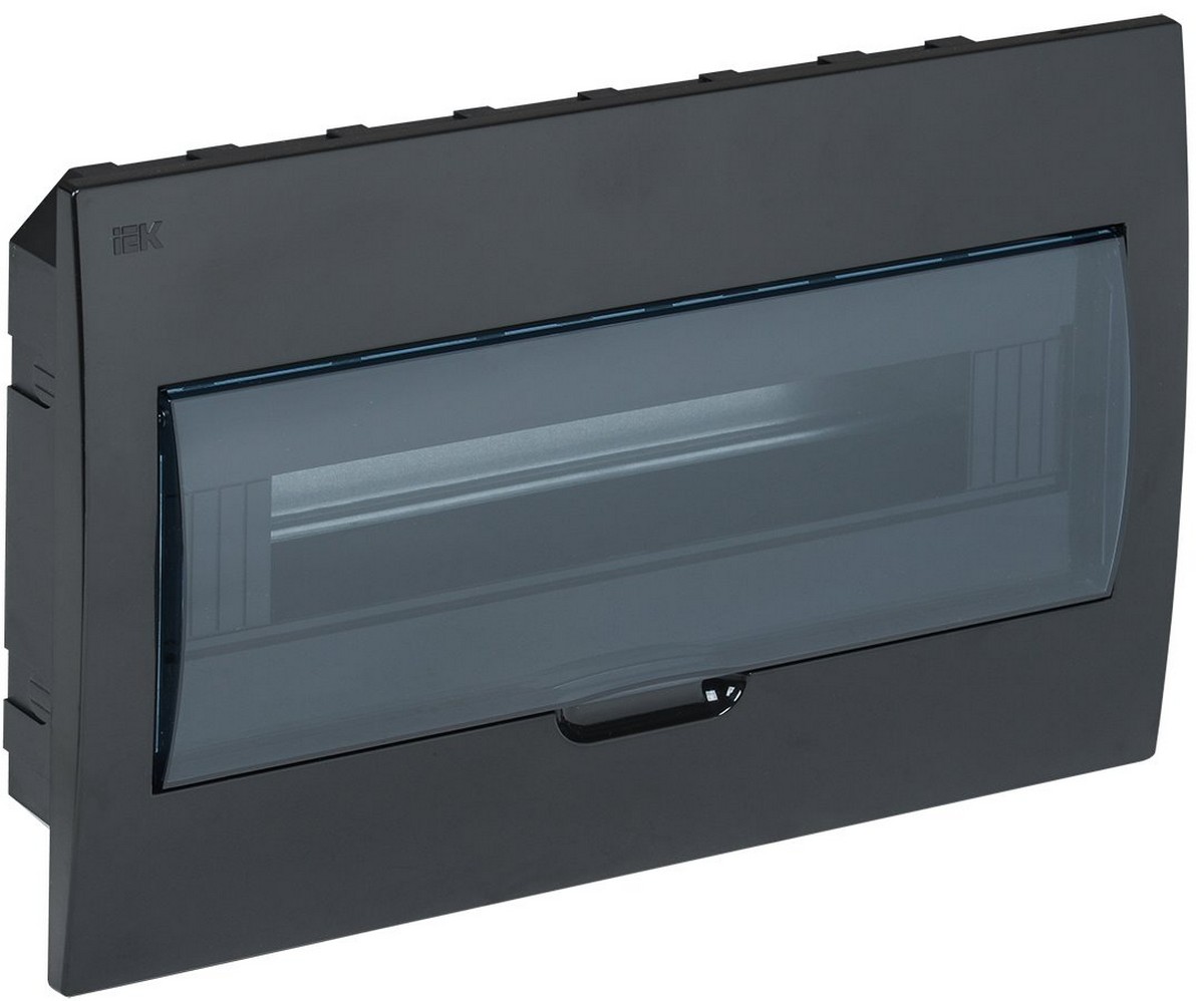 Корпус пластиковый IEK KREPTA 3 ЩРВ-П-18 IP41 черный скрыт.монтаж MKP12-V-18-41-K02