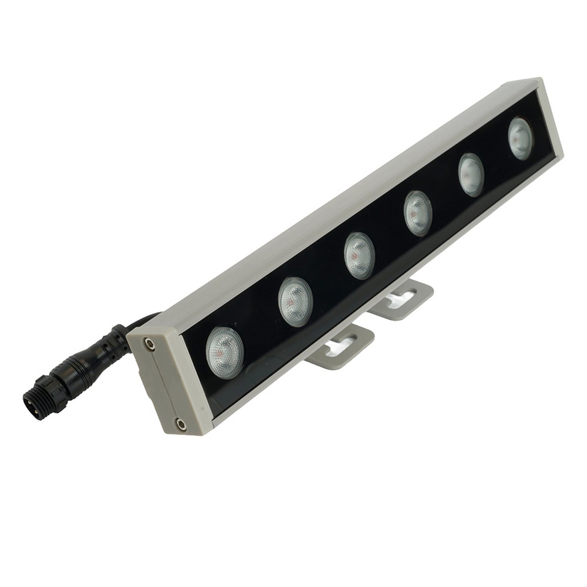 Светодиодный линейный прожектор Feron LL-893 для подсветки стен красный 6W DC24V IP65 51567