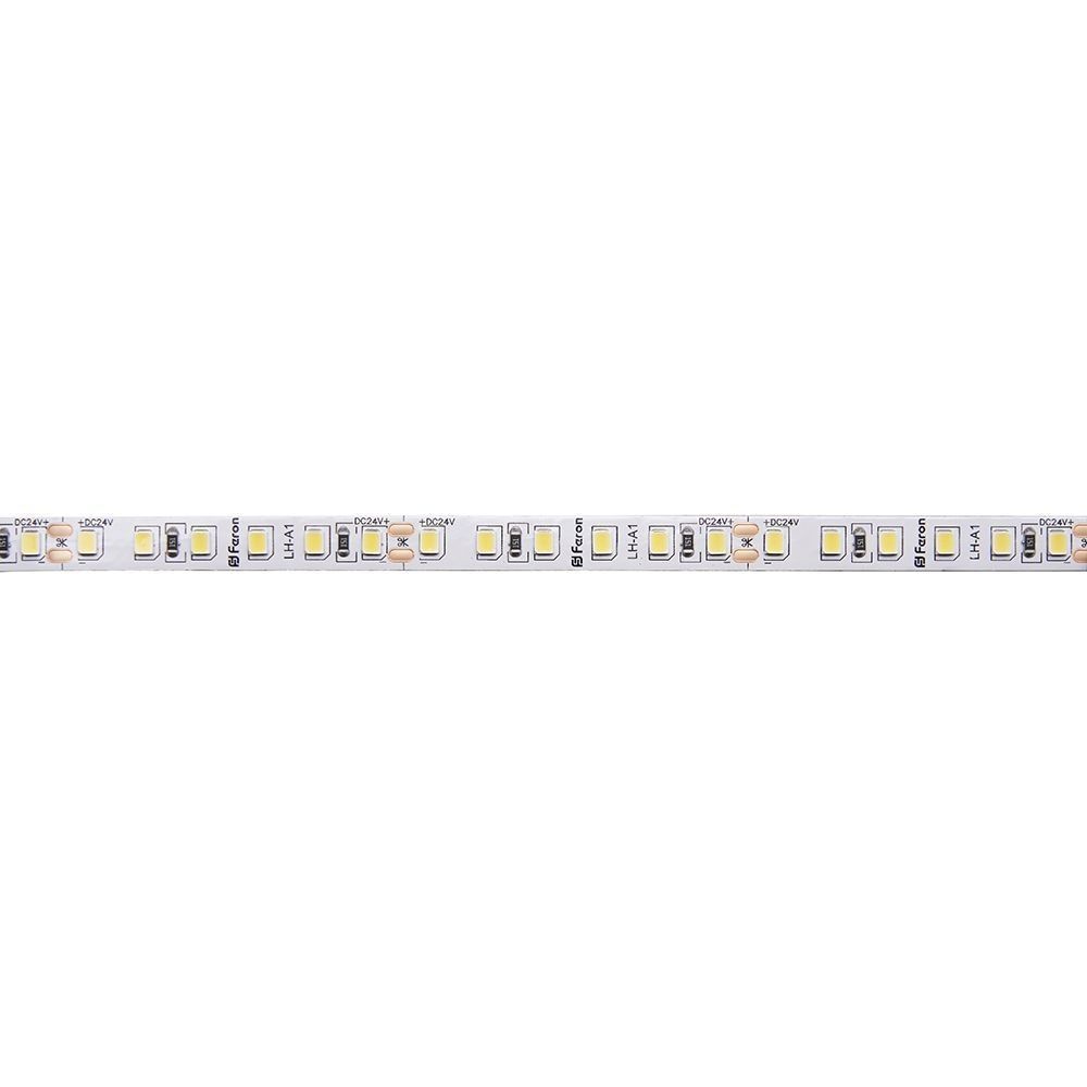 Светодиодная лента белая холодная Лента светодиодная Feron LS502 180SMD(2835)/м 16Вт 24V 6000К IP20 5 метров 41529 