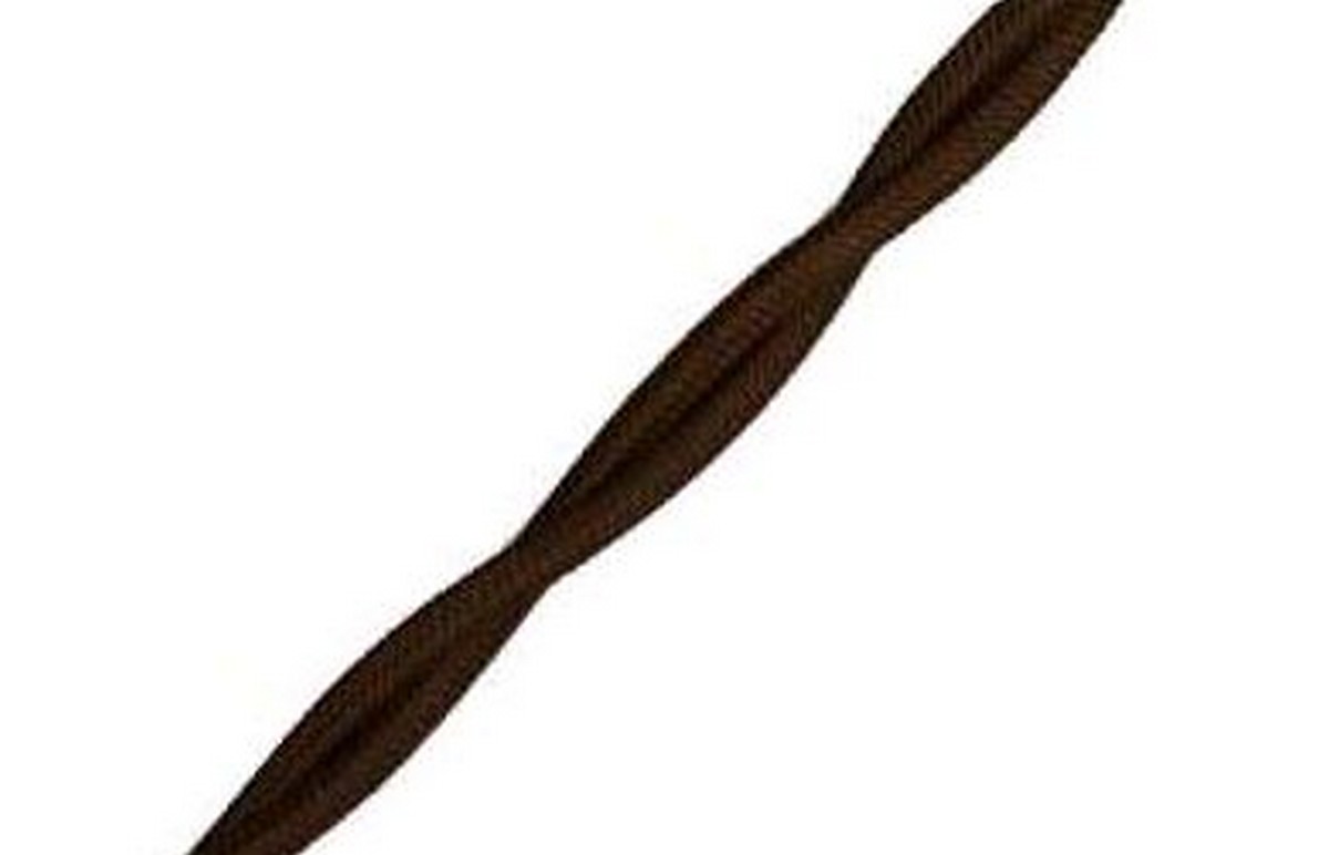 Витой ретро провод (кабель) Витой провод BIRONI Коричневый глянец 3*1,5 50м B1-434-072-50 