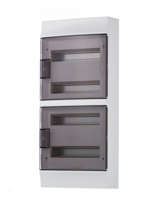 Бокс настенный ABB Mistral41 48М прозрачная дверь (с клемм) 1SPE007717F9995