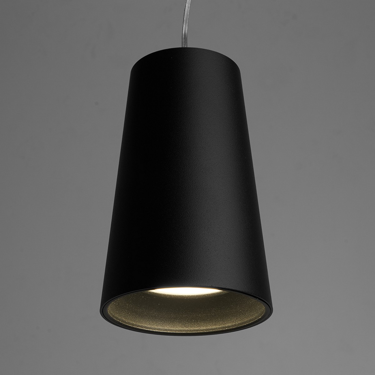 Светильник подвесной Feron ML1838 Barrel BELL levitation MR16 черный 48421