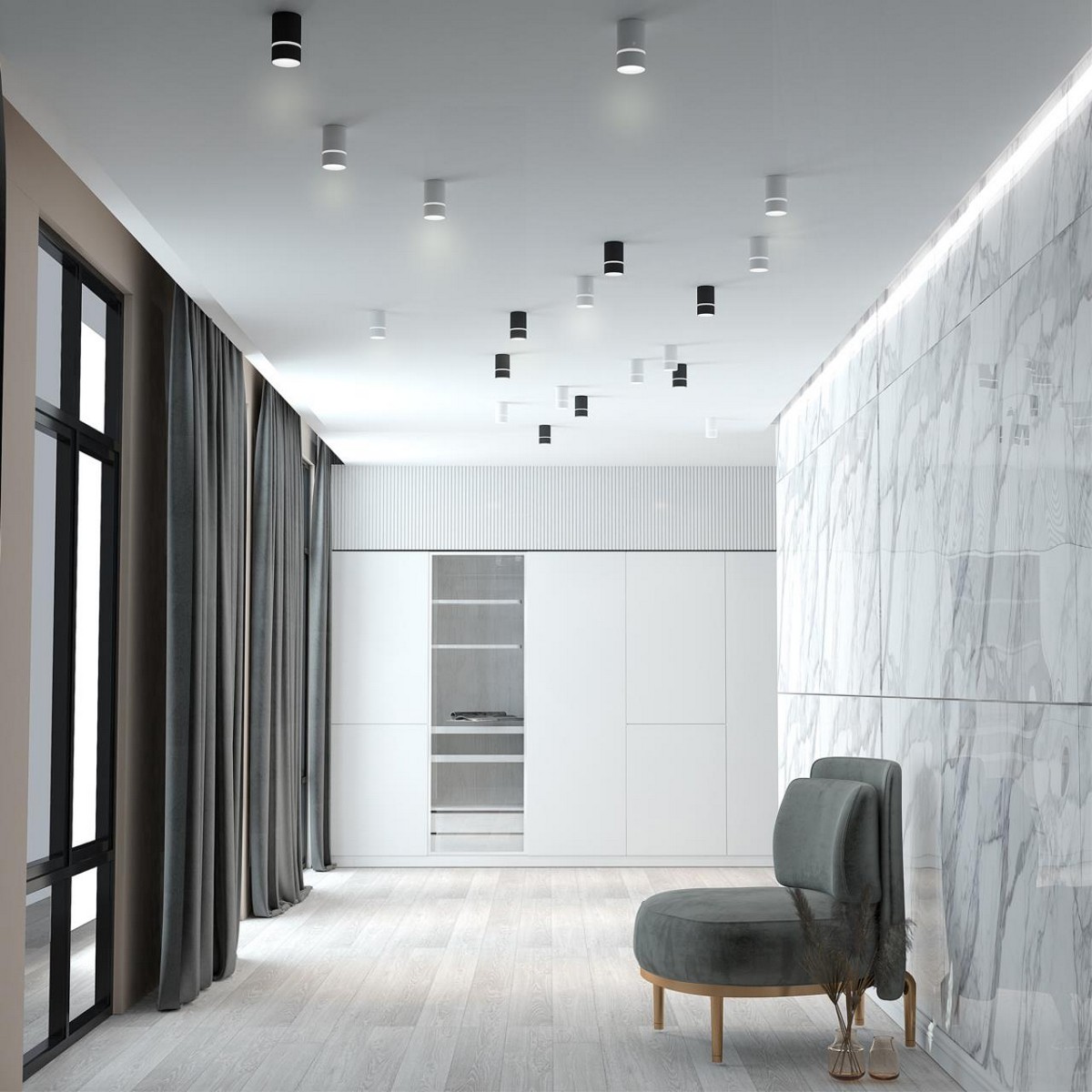 Накладные светодиодные светильники Светильник накладной NOVOTECH 370731 ELINA 