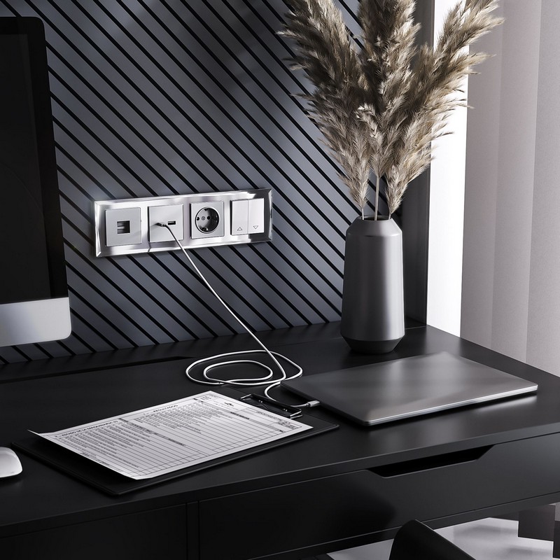 Рамки Werkel Diamant Рамка Werkel Diamant на 4 поста (зеркальный) W0041220