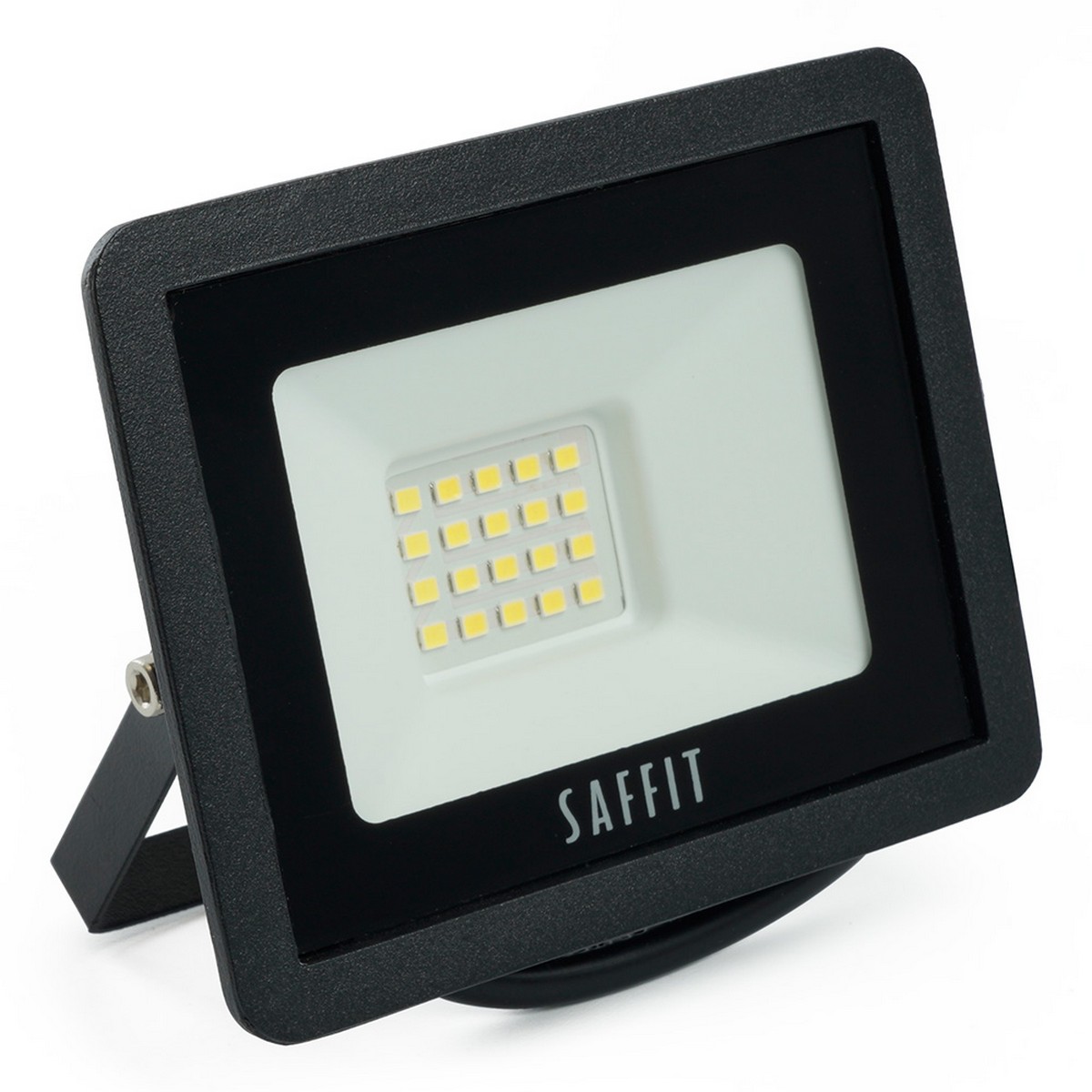 Светодиодный прожектор Saffit SFL90-20 20W Черный 6400K 55064