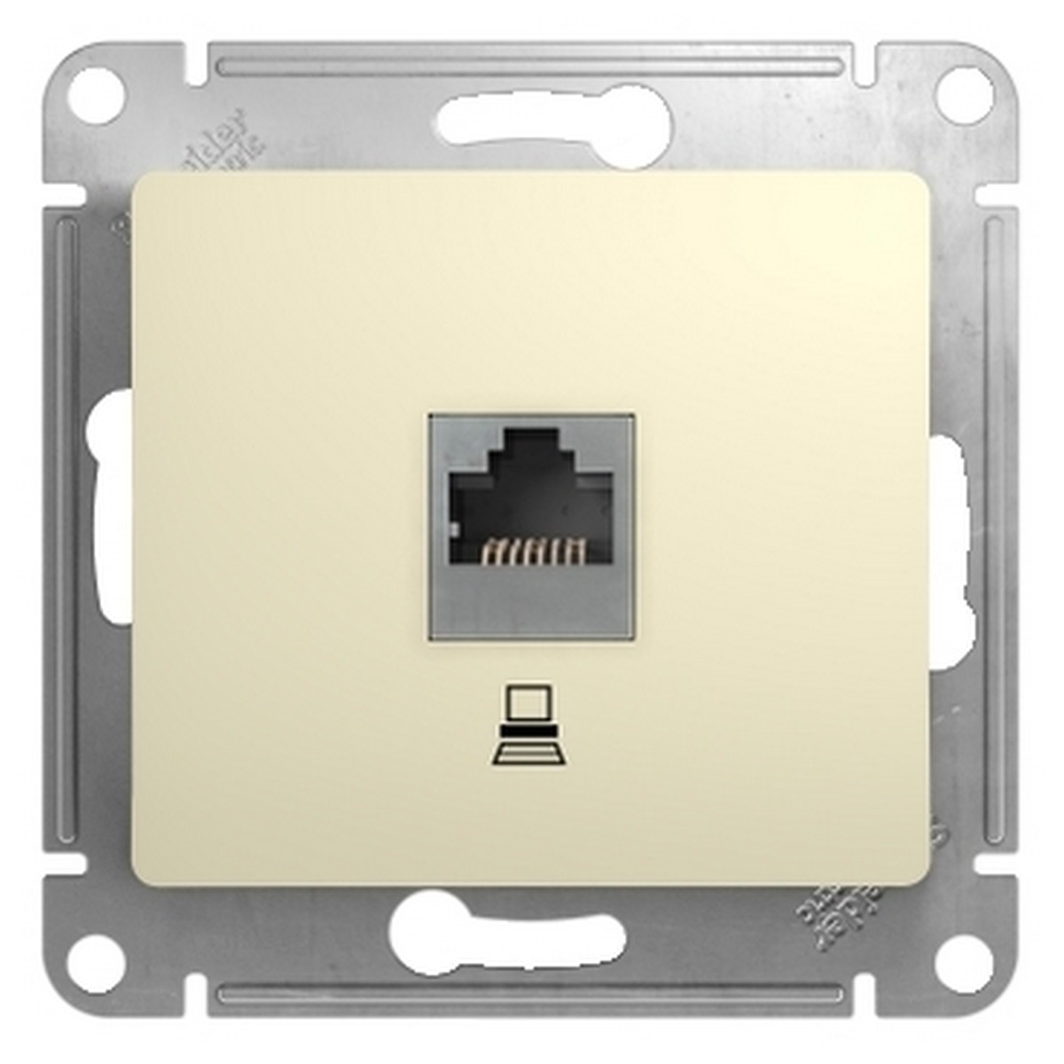 Розетка компьютерная Systeme Electric Glossa Бежевый RJ45 кат.5E GSL000281K