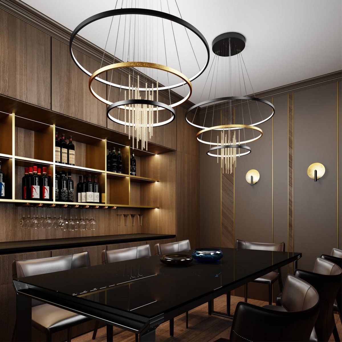 Подвесные светодиодные светильники Подвесной светильник ODEON LIGHT 3901/99L MONICA 