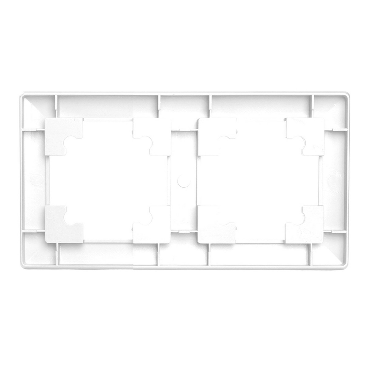 Рамка STEKKER 2-местная Катрин стекло серебро PFR00-7002-03 39798
