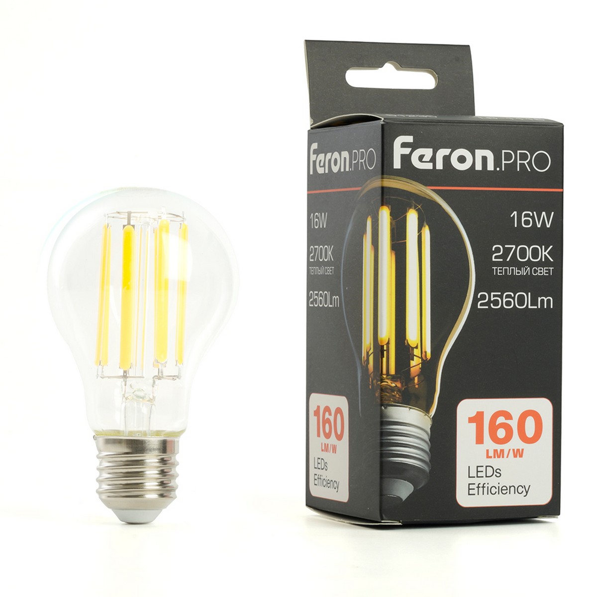 E27 Лампа светодиодная Feron.PRO LB-1116 Шар E27 16W 175-265V 2700K 51235 