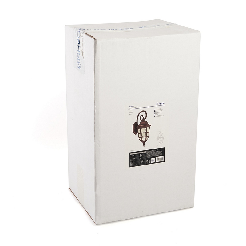 Светильник садово-парковый Feron PL691 на стену вниз 60W 230V E27 коричневый 11696