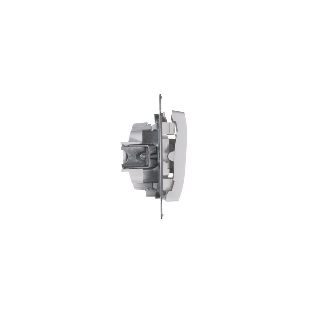 Переключатель Systeme Electric Glossa Белый 1-клавишный с подсветкой, сх.6а GSL000163