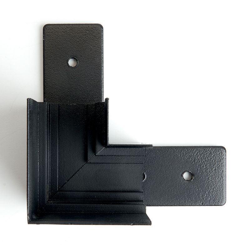 Трековые светодиодные светильники Соединитель угловой Feron для магнитного накладного шинопровода черный LD2001 41977 