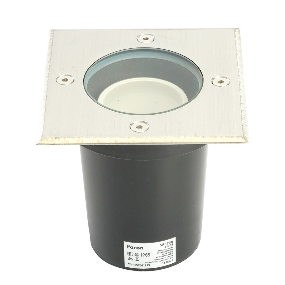 Светодиодный светильник тротуарный (грунтовый) Feron SP3738 7W 4000K 230V IP65 51968