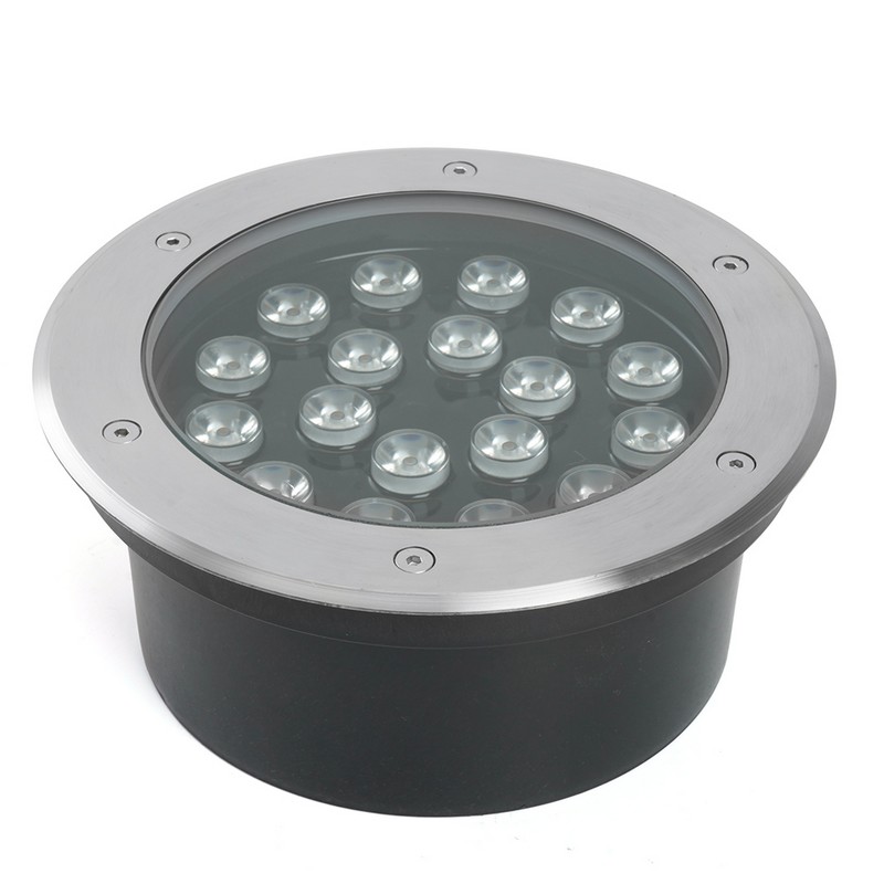 Светодиодный светильник тротуарный (грунтовый) Feron SP2804 20W 12V 3000K IP67 48348