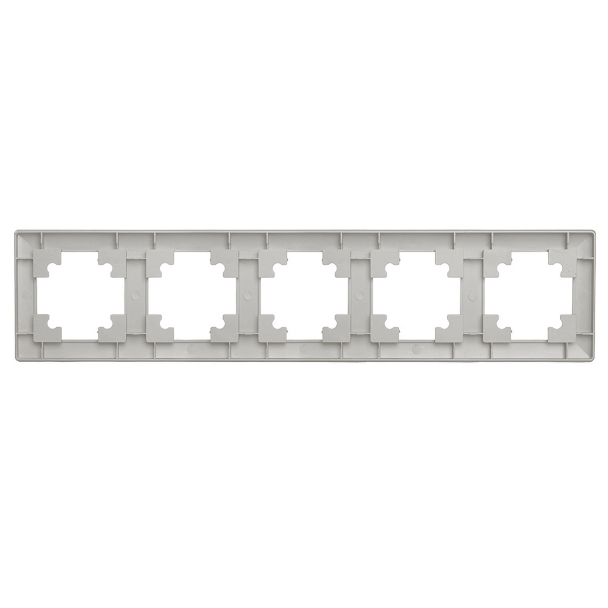 Рамка STEKKER 4-местная Катрин стекло серебро PFR00-7005-03 39801