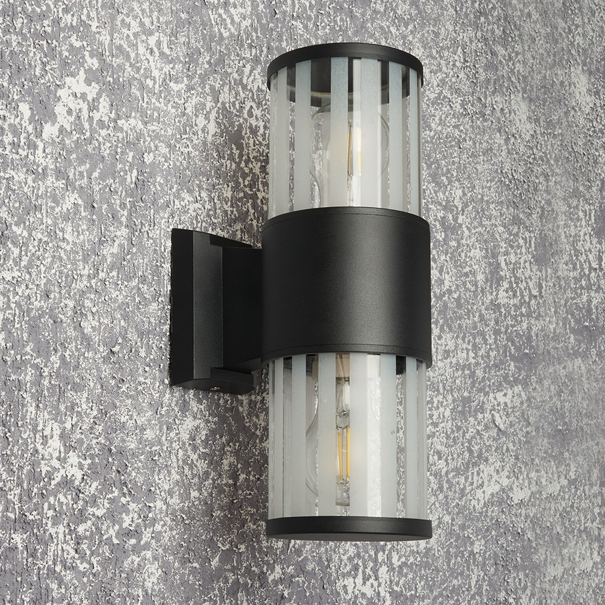 Уличные настенные светильники Светильник садово-парковый Feron DH0902 на стену  E27 230V черный 11653 