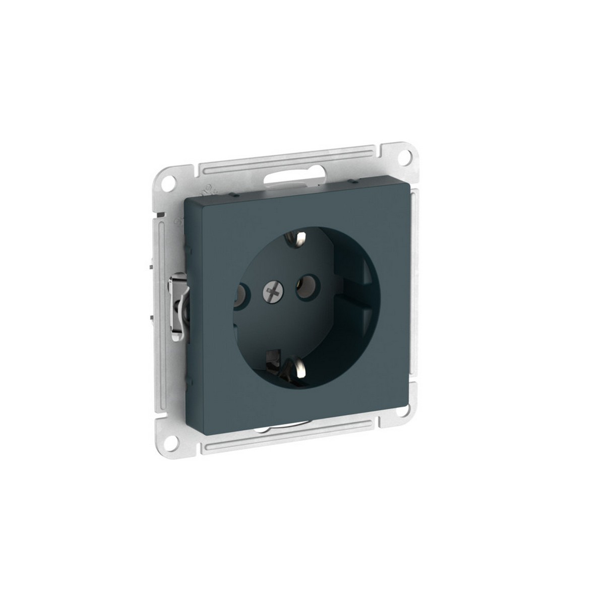 AtlasDesign Изумруд Розетка SE AtlasDesign Изумруд с заземлением быстрозажим. клем. ATN000843S